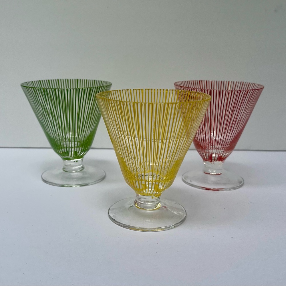 Mid-Century Swedish Cocktail / Champagne Glasses by Bengt Orup for Johansfors, 3